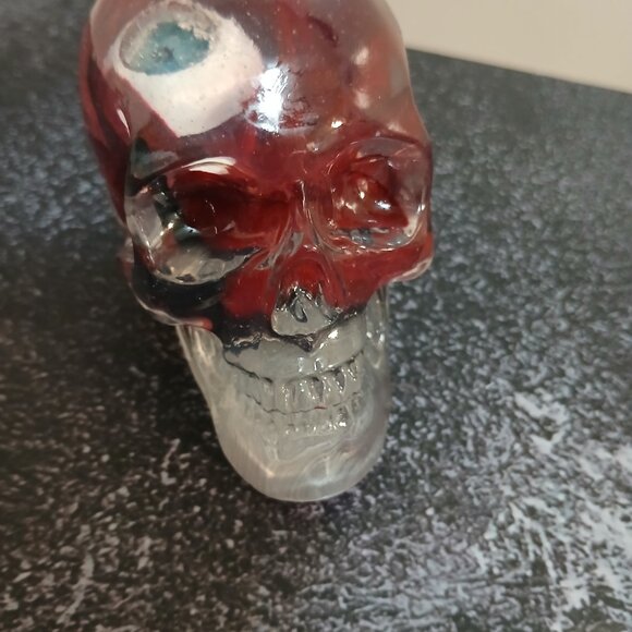 Halloween-Christian Lacroix Creepy Skulls with Eyeballs Decorations - Picture 3 of 5